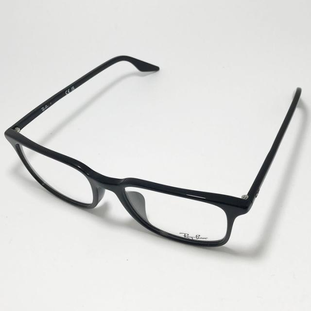 RayBan レイバン 眼鏡 メガネ フレーム サングラス RB5421F-2000-55 RX5421F-2000-55 度付可 ブラック リビジョン製レンズでお好きなサングラス作成可能