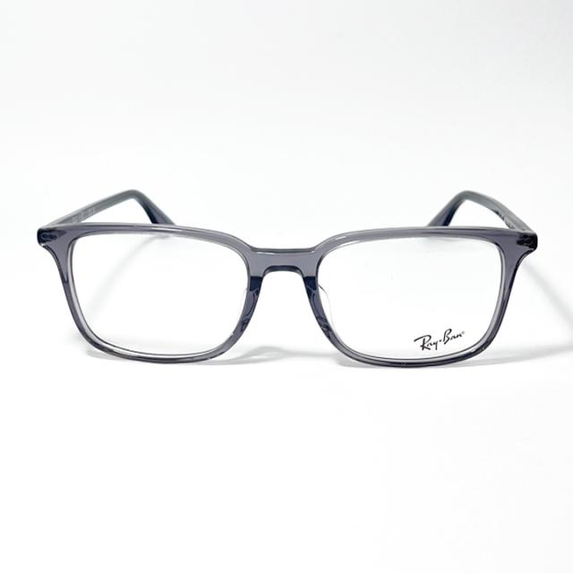 RayBan レイバン 眼鏡 メガネ フレーム サングラス RB5421F-8268-55 RX5421F-8268-55 度付可 トランスペアレントグレー リビジョン製レンズでお好きなサングラス作成可能