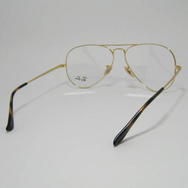RayBan レイバン アビエーター AVIATOR 眼鏡 メガネ フレーム サングラス RB6489-2500-58 RX6489-2500-58 度付可 ゴールド リビジョン製レンズでお好きなサングラス作成可能
