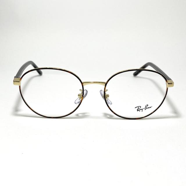 RayBan レイバン 眼鏡 メガネ フレーム サングラス RB6538D-3193-53 RX6538D-3193-53 度付可 ハバナ ゴールド 度付対応 近視 遠視 老眼 遠近両用 リビジョン製レンズでお好きなサングラス作成可能
