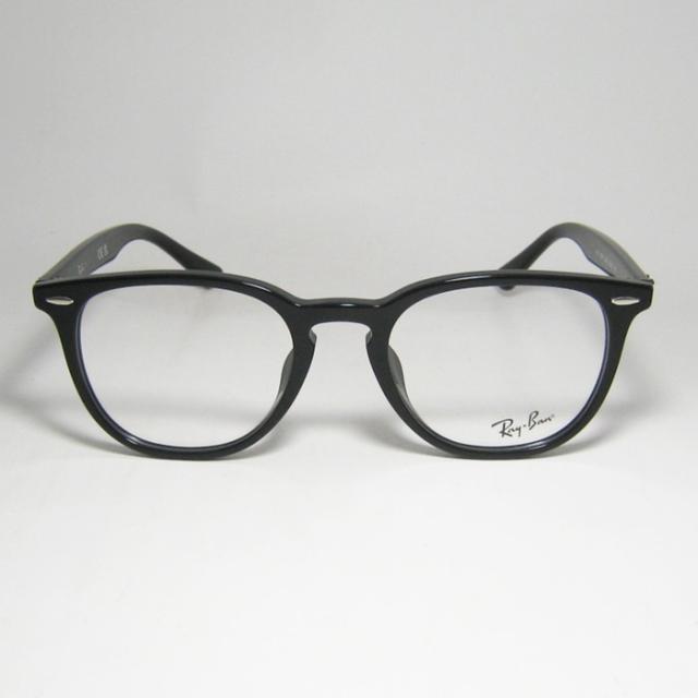 RayBan レイバン ボストン 眼鏡 メガネ フレーム サングラス RB7159F-2000-52 RX7159F-2000-52 度付可 ブラック リビジョン製レンズでお好きなサングラス作成可能