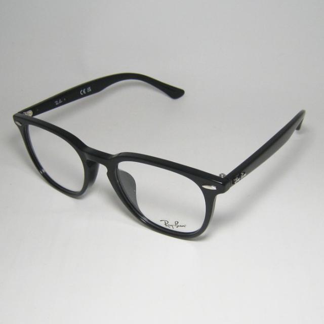 RayBan レイバン ボストン 眼鏡 メガネ フレーム サングラス RB7159F-2000-52 RX7159F-2000-52 度付可 ブラック リビジョン製レンズでお好きなサングラス作成可能