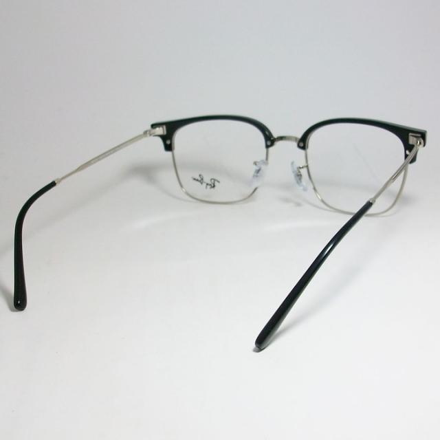 RayBan レイバン 眼鏡 メガネ フレーム ニュークラブマスター RB7216F-2000-53 RX7216F-2000-53 度付可　ブラック　シルバー