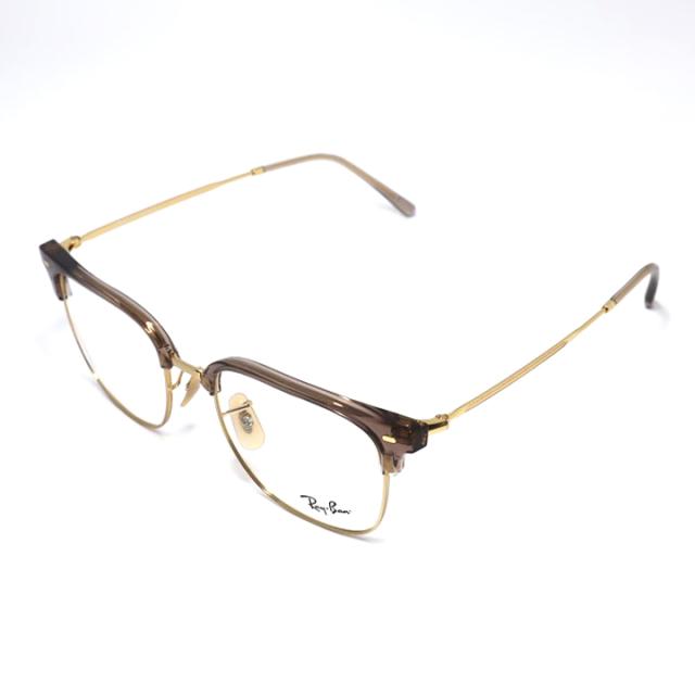 RayBan レイバン 眼鏡 メガネ フレーム サングラス ニュークラブマスター RB7216F-8471-53 RX7216F-8471-53 度付可 ベージュ オン ゴールド リビジョン製レンズでお好きなサングラス作成可能