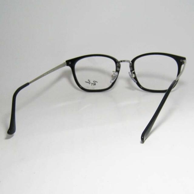 RayBan レイバン 眼鏡 メガネ フレーム サングラス RB7247D-5753-51 RX7247D-5753-51 度付可 ブラック シルバー リビジョン製レンズでお好きなサングラス作成可能