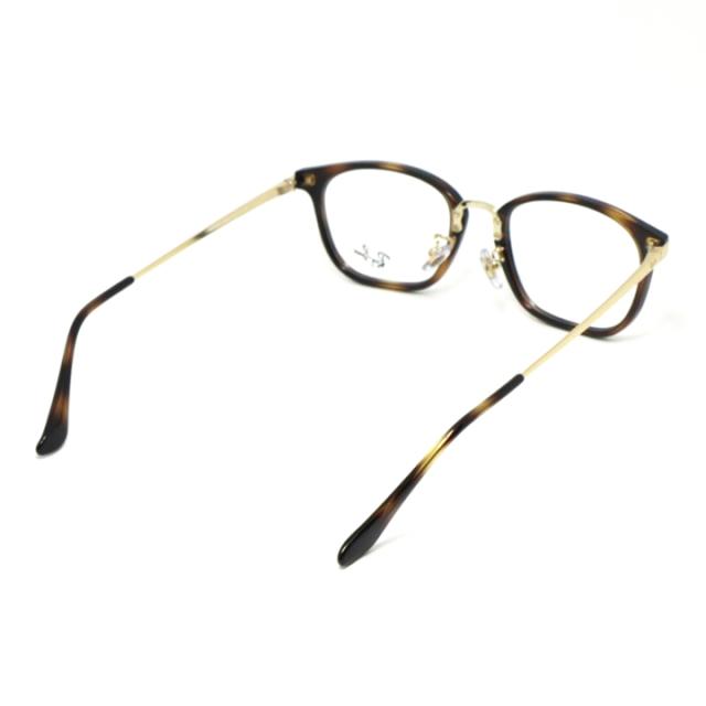 RayBan レイバン 眼鏡 メガネ フレーム サングラス RB7247D-8472-51 RX7247D-8472-51 度付可 ハバナブラウンデミ ペールゴールド リビジョン製レンズでお好きなサングラス作成可能