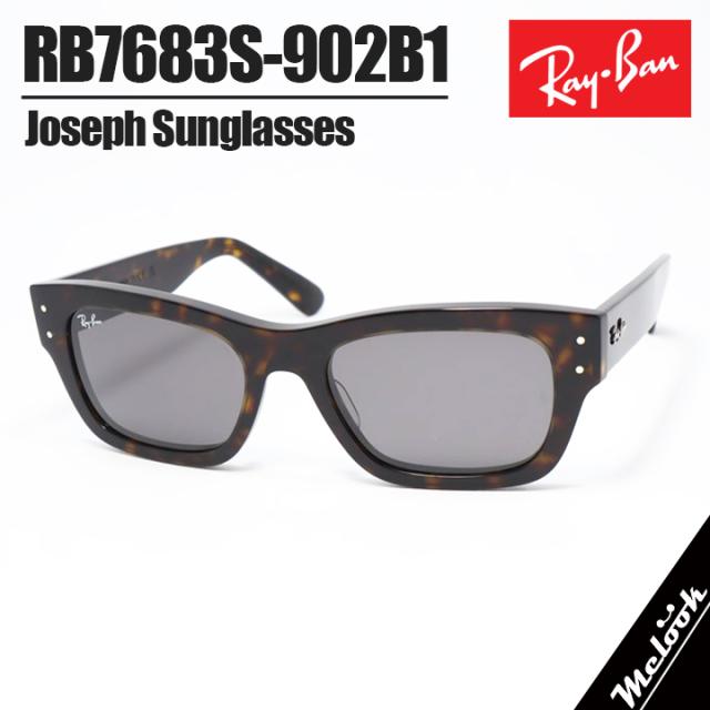 [Ray-Ban] RB7683S-902B1-55 RB7683-S-902/B1-55 レイバン サングラス 日本国内正規品 JOSEPH ジョセフ レンズ交換可能 ハバナ / ダークグレー