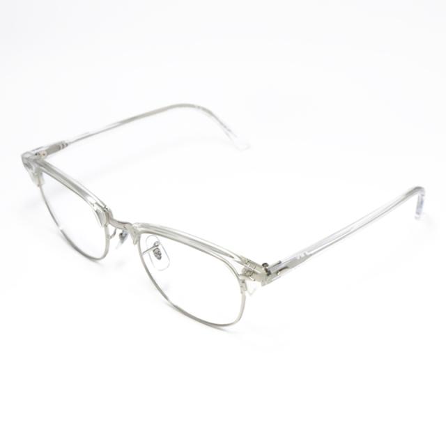 [ Ray-Ban ]　レイバン 可視光調光サングラス RX5154-2001-SUN-1SD　RB5154 ダークグレー / ダークブラウン / ダークグリーン 車でも色が変わる！可視光調光レンズ 眼鏡 メガネ フレーム クラブマスター クリア × シルバー 銀 日本国内正規品