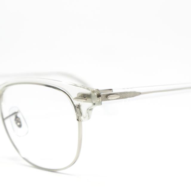 [ Ray-Ban ]　レイバン 可視光調光サングラス RX5154-2001-SUN-1SD　RB5154 ダークグレー / ダークブラウン / ダークグリーン 車でも色が変わる！可視光調光レンズ 眼鏡 メガネ フレーム クラブマスター クリア × シルバー 銀 日本国内正規品