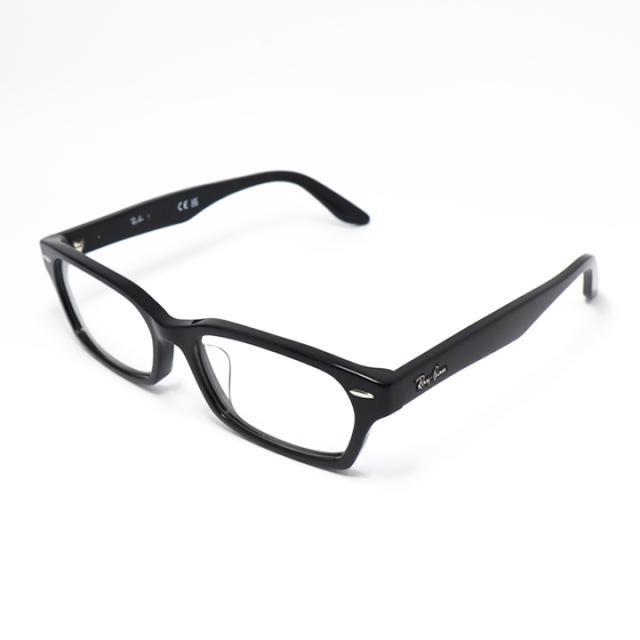 [ Ray-Ban ]　レイバン ミラー付き調光サングラス RX5344D-2000-SUN-1SS　RB5344D グレー/ブラウン/グリーン+ミラーコート 色が変わる調光レンズ 眼鏡 メガネ フレーム アジアンフィット サイズ55 ツヤありブラック 黒 日本国内正規品
