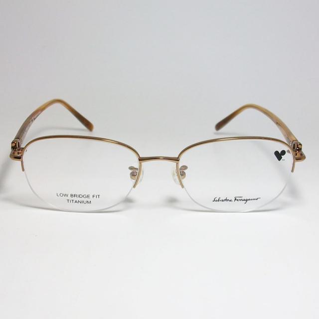 FERRAGAMO フェラガモ レディース ラウンド ボストン 眼鏡 メガネ フレーム サングラス SF2579LB-705-51 度付可 シャイニーブロンズ 伊達クリア ブルーカット リビジョン製 調光サングラス FERRAGAMO フェラガモ レディース ラウンド ボストン 眼鏡 メガネ