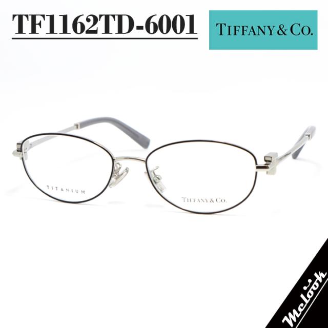TIFFANY&CO. ティファニー メガネ レディース 眼鏡 メガネ フレーム サングラス TF1162TD-6001 度付き対応可！ メタルブラック / シルバー / グレー 調光・偏光・サングラスなど作れます