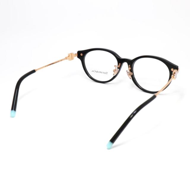TIFFANY&CO ティファニー レディース 眼鏡 メガネ フレーム サングラス TF2218D-8001-50 度付可 ブラック ターコイズ リビジョン製レンズでお好きなサングラス作成可能