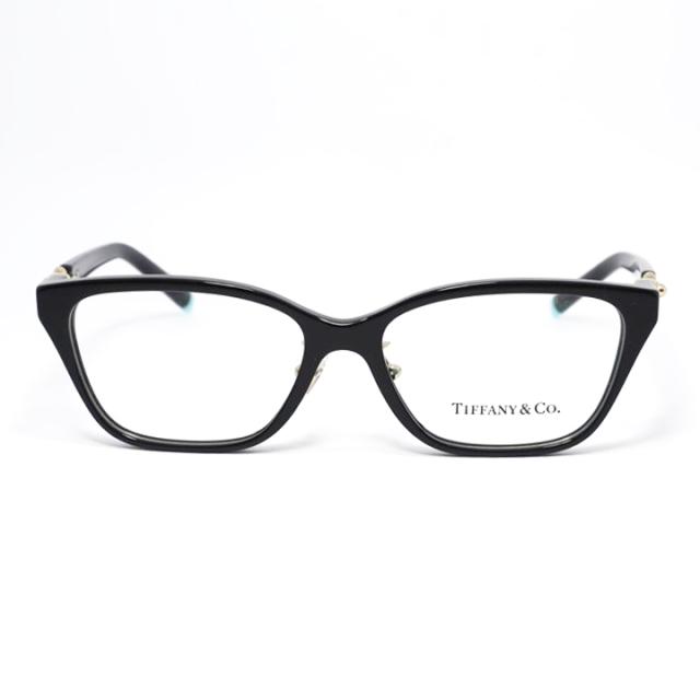 TIFFANY&CO ティファニー レディース 眼鏡 メガネ フレーム サングラス TF2229F-8001-53 度付可 ブラック ゴールド リビジョン製レンズでお好きなサングラス作成可能