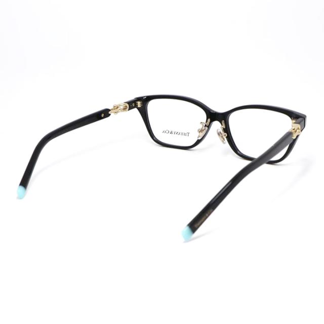 TIFFANY&CO ティファニー レディース 眼鏡 メガネ フレーム サングラス TF2229F-8001-53 度付可 ブラック ゴールド リビジョン製レンズでお好きなサングラス作成可能