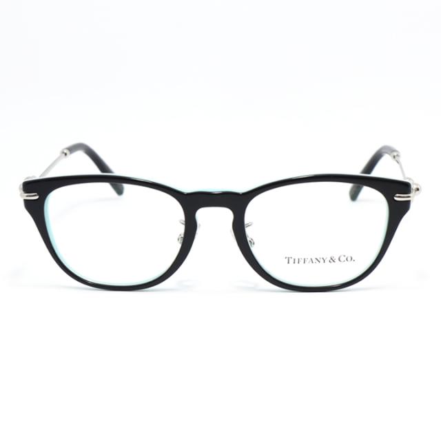 TIFFANY&CO ティファニー レディース 眼鏡 メガネ フレーム サングラス TF2237D-8055-48 度付可 ブラック ティファニーブルー シルバー リビジョン製レンズでお好きなサングラス作成可能