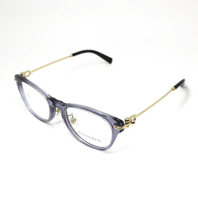 TIFFANY&CO ティファニー レディース 眼鏡 メガネ フレーム サングラス TF2237D-8405-48 度付可 クリアブルーグレー リビジョン製レンズでお好きなサングラス作成可能