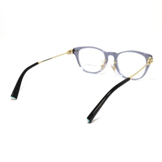 TIFFANY&CO ティファニー レディース 眼鏡 メガネ フレーム サングラス TF2237D-8405-48 度付可 クリアブルーグレー リビジョン製レンズでお好きなサングラス作成可能