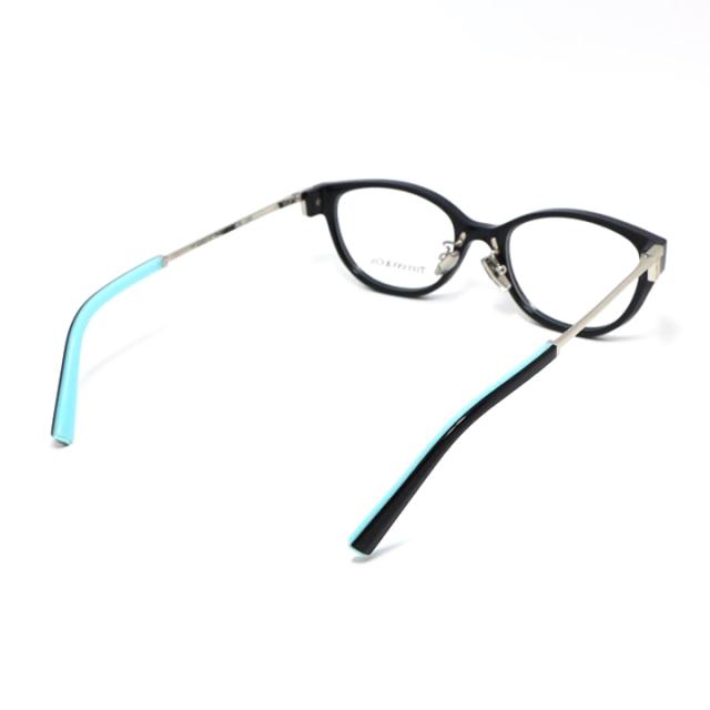 TIFFANY&CO ティファニー レディース 眼鏡 メガネ フレーム サングラス TF2252D-8406-51 度付可 ブラック / シルバー / ターコイズ リビジョン製レンズでお好きなサングラス作成可能