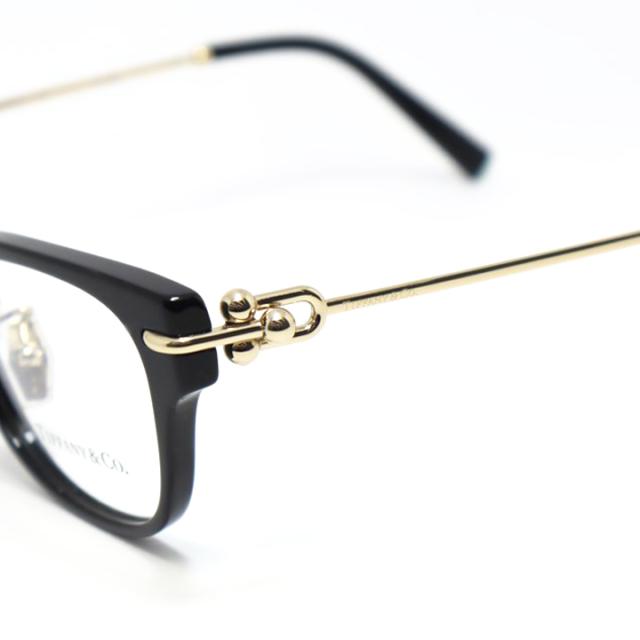 TIFFANY&CO ティファニー レディース 眼鏡 メガネ フレーム サングラス TF2262F-8001-52 度付可 ブラック リビジョン製レンズでお好きなサングラス作成可能