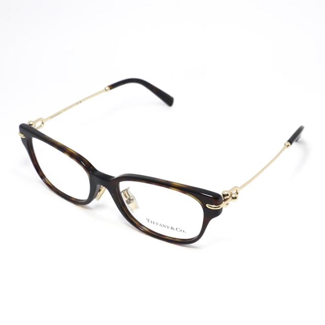 TIFFANY&CO ティファニー レディース 眼鏡 メガネ フレーム サングラス TF2262F-8015-52 度付可 ブラウンデミ ターコイズ リビジョン製レンズでお好きなサングラス作成可能