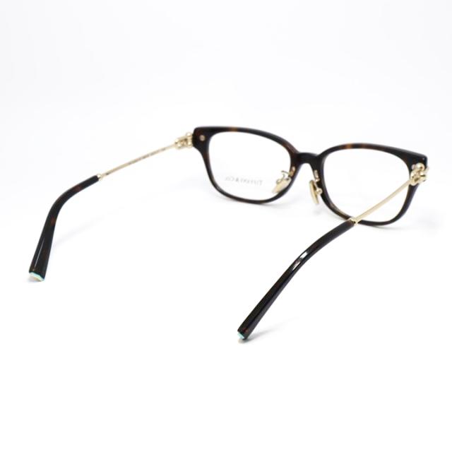 TIFFANY&CO ティファニー レディース 眼鏡 メガネ フレーム サングラス TF2262F-8015-52 度付可 ブラウンデミ ターコイズ リビジョン製レンズでお好きなサングラス作成可能