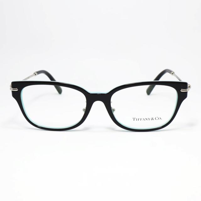 TIFFANY&CO ティファニー レディース 眼鏡 メガネ フレーム サングラス TF2262F-8055-52 度付可 ブラック ターコイズ リビジョン製レンズでお好きなサングラス作成可能