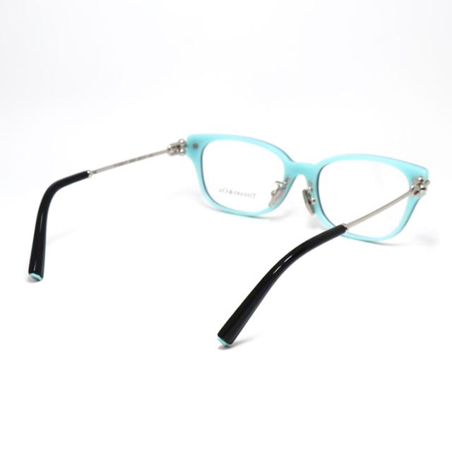 TIFFANY&CO ティファニー レディース 眼鏡 メガネ フレーム サングラス TF2262F-8055-52 度付可 ブラック ターコイズ リビジョン製レンズでお好きなサングラス作成可能