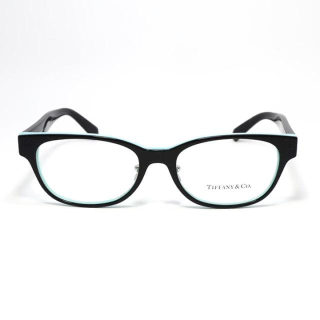 TIFFANY&CO ティファニー レディース 眼鏡 メガネ フレーム サングラス TF2263D-8055-53 度付可 ブラック ターコイズ リビジョン製レンズでお好きなサングラス作成可能