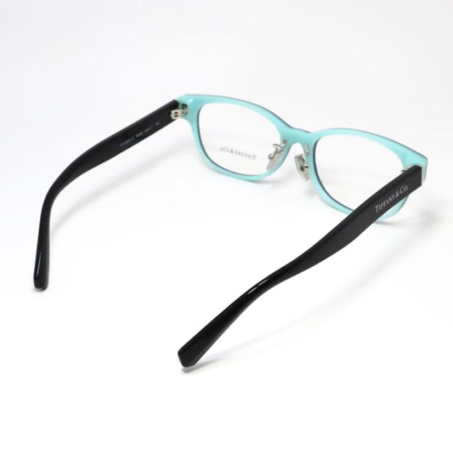 TIFFANY&CO ティファニー レディース 眼鏡 メガネ フレーム サングラス TF2263D-8055-53 度付可 ブラック ターコイズ リビジョン製レンズでお好きなサングラス作成可能