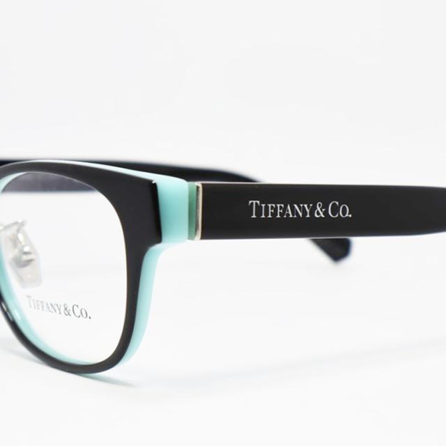 TIFFANY&CO ティファニー レディース 眼鏡 メガネ フレーム サングラス TF2263D-8055-53 度付可 ブラック ターコイズ リビジョン製レンズでお好きなサングラス作成可能
