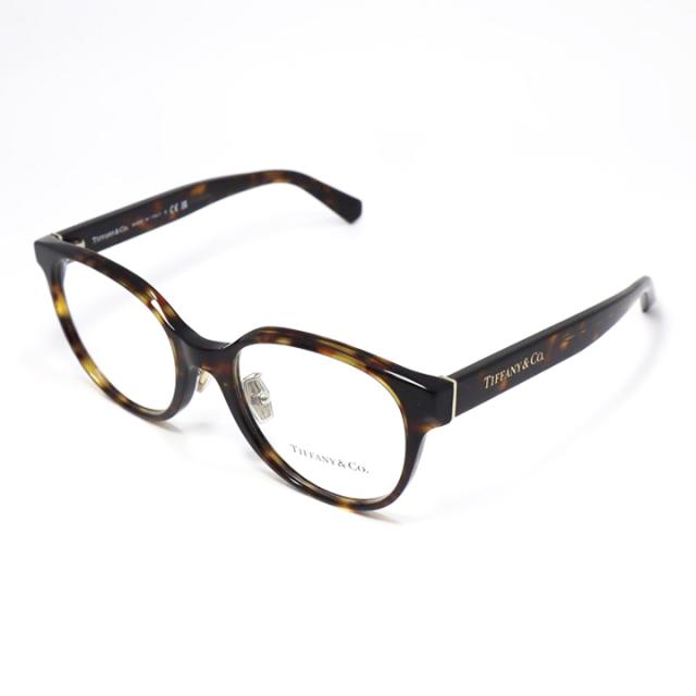 TIFFANY&CO ティファニー レディース 眼鏡 メガネ フレーム サングラス TF2264D-8015-52 度付可 ブラウンデミ リビジョン製レンズでお好きなサングラス作成可能