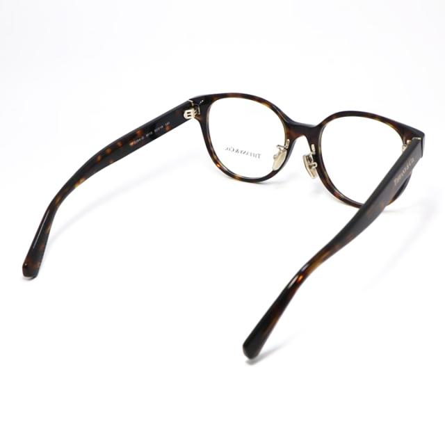 TIFFANY&CO ティファニー レディース 眼鏡 メガネ フレーム サングラス TF2264D-8015-52 度付可 ブラウンデミ リビジョン製レンズでお好きなサングラス作成可能