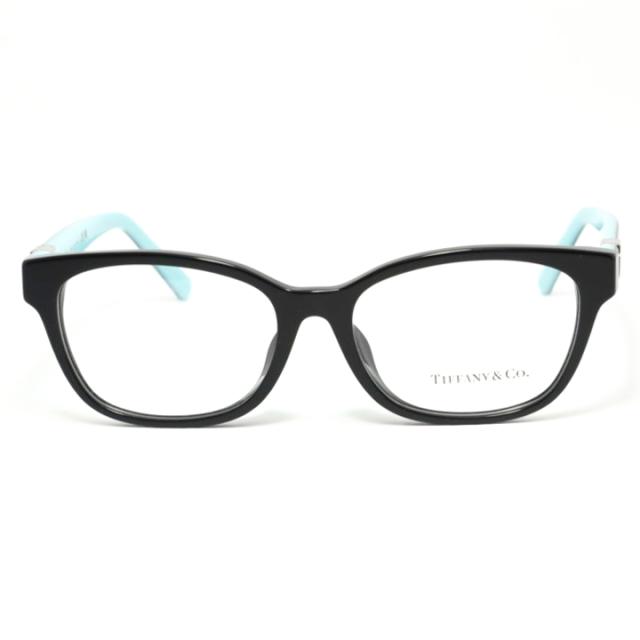 TIFFANY&CO. ティファニー メガネ レディース 眼鏡 メガネ フレーム サングラス TF2270BF-8001 度付き対応可！ ブラック / ティファニーブルー 調光・偏光・サングラスなど作れます