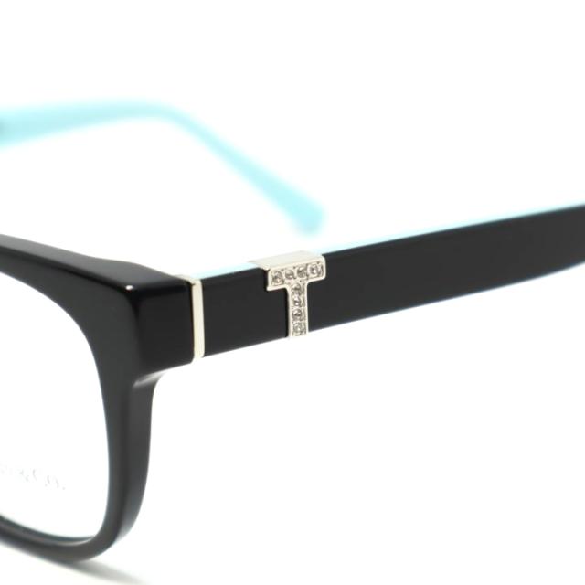 TIFFANY&CO. ティファニー メガネ レディース 眼鏡 メガネ フレーム サングラス TF2270BF-8001 度付き対応可！ ブラック / ティファニーブルー 調光・偏光・サングラスなど作れます