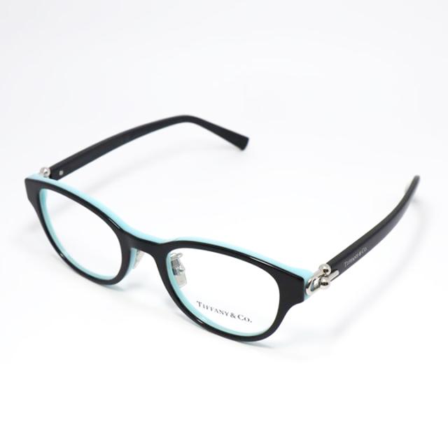 TIFFANY&CO. ティファニー メガネ レディース 眼鏡 メガネ フレーム サングラス TF2273D-8055 度付き対応可！ ブラック ティファニーブルー 調光・偏光・サングラスなど作れます
