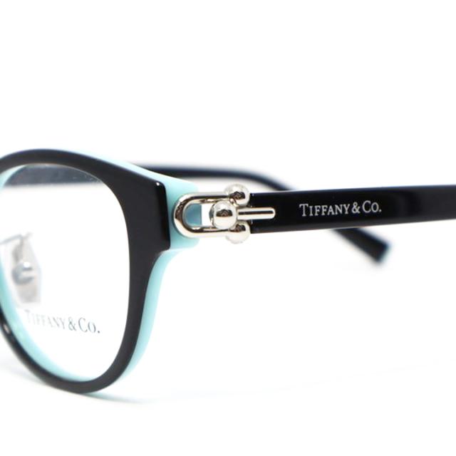 TIFFANY&CO. ティファニー メガネ レディース 眼鏡 メガネ フレーム サングラス TF2273D-8055 度付き対応可！ ブラック ティファニーブルー 調光・偏光・サングラスなど作れます