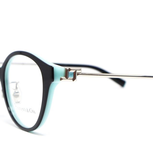 TIFFANY&CO. ティファニー メガネ レディース 眼鏡 メガネ フレーム サングラス TF2275D-8055 度付き対応可！ ブラック / ティファニーブルー 調光・偏光・サングラスなど作れます