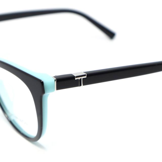 【無料で伊達加工】TIFFANY&CO. ティファニー メガネ レディース 眼鏡 メガネ フレーム サングラス TF2277F-8055 度付き対応可！ ブラック / ティファニーブルー 調光・偏光・サングラスなど作れます