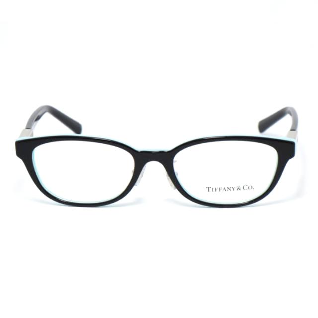 TIFFANY&CO ティファニー レディース 眼鏡 メガネ フレーム サングラス TF2280D-8055-51 度付可 ブラック / ブルー / シルバー リビジョン製レンズでお好きなサングラス作成可能