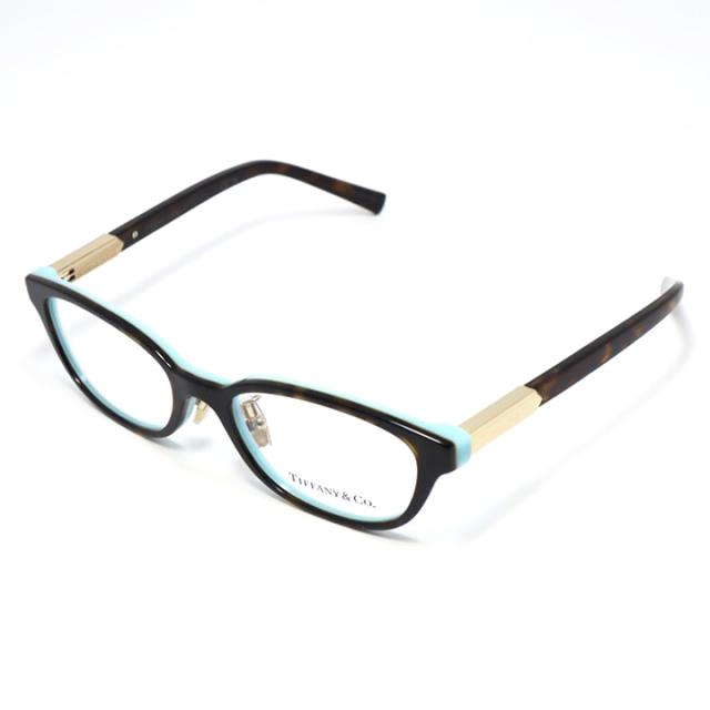 TIFFANY&CO ティファニー レディース 眼鏡 メガネ フレーム サングラス TF2280D-8134-51 度付可 ブラウンデミ　ターコイズ リビジョン製レンズでお好きなサングラス作成可能