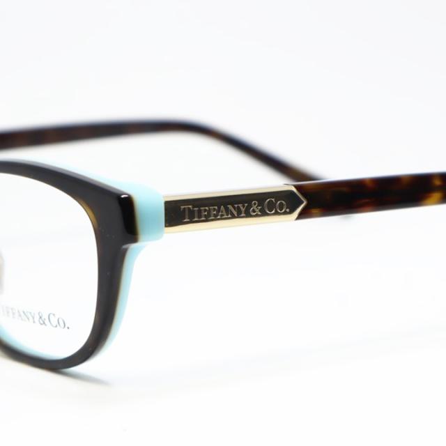 TIFFANY&CO ティファニー レディース 眼鏡 メガネ フレーム サングラス TF2280D-8134-51 度付可 ブラウンデミ　ターコイズ リビジョン製レンズでお好きなサングラス作成可能