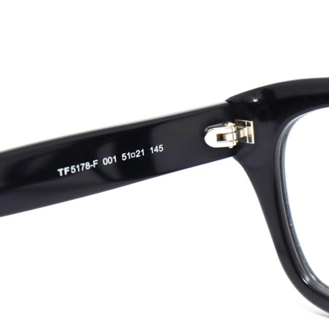 TOM FORD トムフォード 国内正規品 クラシック メンズ レディース 眼鏡 メガネ フレーム サングラス FT5178F-001-51 TF5178F-001-51 ブラック リビジョン製レンズでお好きなサングラス作成可能