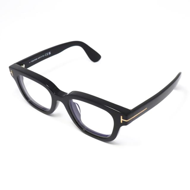 TOM FORD トムフォード 国内正規品 クラシック メンズ レディース 眼鏡 メガネ フレーム サングラス FT6072DB-001-49 TF6072DB-001-49 ブラック リビジョン製レンズでお好きなサングラス作成可能