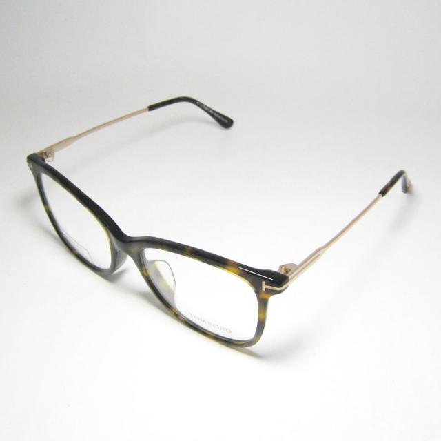TOM FORD トムフォード クラシック メンズ レディース 眼鏡 メガネ フレーム サングラス FT5510F-52-54 TF5510F-52-54 ブラウンデミ ゴールド リビジョン製レンズでお好きなサングラス作成可能