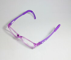 TOMATO GLASSES トマトグラッシーズ 安全 安心 軽量 柔らかい キッズ Jr ジュニア 子供用 眼鏡 メガネ フレーム サングラス TKCC7-PPLPPL-42 クリアパープル リビジョン製レンズでお好きなサングラス作成可能