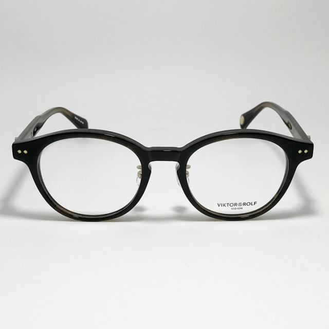 [ VIKTOR&ROLF ] ヴィクターアンドロルフ　国内正規品 クラシック メンズ レディース 眼鏡 メガネ フレーム サングラス V&R001-2-49 ブラウン リビジョン製レンズでお好きなサングラス作成可能