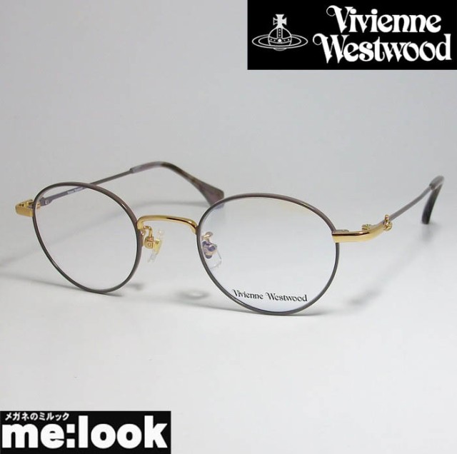 Vivienne Westwood　ヴィヴィアンウエストウッド レディース　眼鏡 メガネ フレーム 40-0002-2　サイズ45  ライトゴールド・グレージュ｜au PAY マーケット