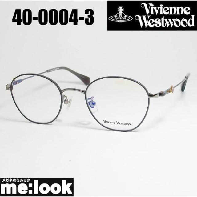 Vivienne Westwood　ヴィヴィアンウエストウッド レディース　眼鏡 メガネ フレーム サングラス 40-0004-3　サイズ47 グレー・チャコール リビジョン製レンズでお好きなサングラス作成可能