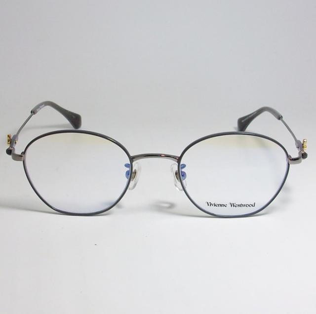 Vivienne Westwood　ヴィヴィアンウエストウッド レディース　眼鏡 メガネ フレーム サングラス 40-0004-3　サイズ47 グレー・チャコール リビジョン製レンズでお好きなサングラス作成可能